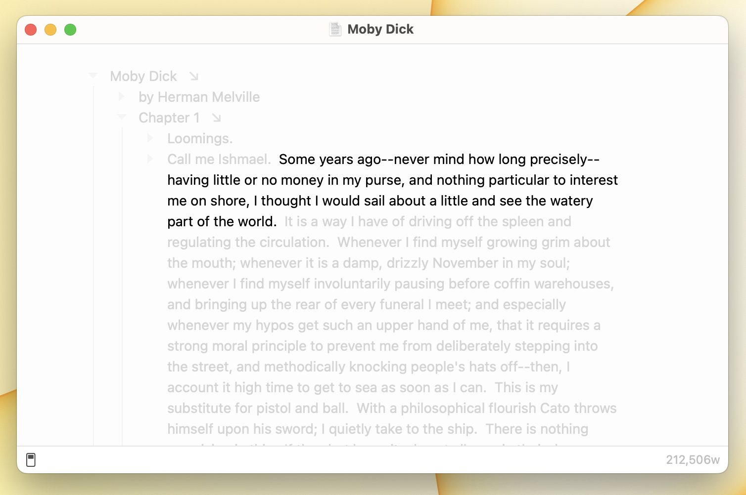 Writing Focus Mode