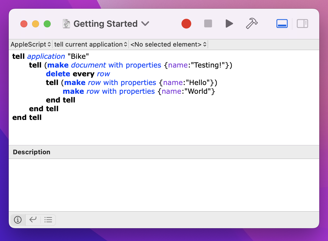 Script Editor