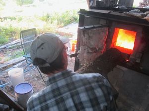 Dad's wood fired kiln